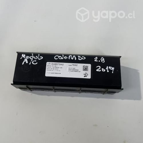 Modulo A/C Chevrolet Colorado 2.8 4x4 At 2019