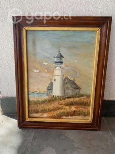 Oleos cuadros pinturas, metros Tobalaba y Colón