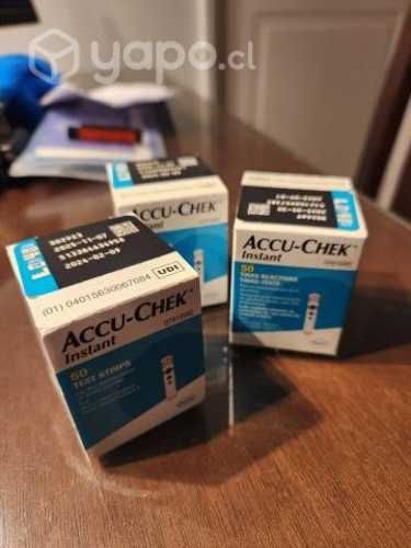 Caja Nueva Sellada 50 Tiras Reactivas Accu Check Instant Cintas