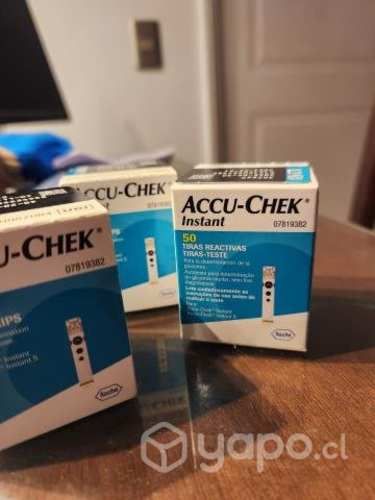 Caja Nueva Sellada 50 Tiras Reactivas Accu Check Instant Cintas