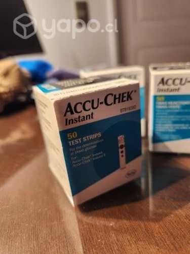 Caja Nueva Sellada 50 Tiras Reactivas Accu Check Instant Cintas