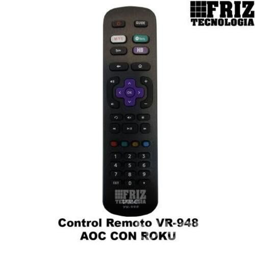 Control remoto AOC Para TV Lcd Plasma Led Smart Tv