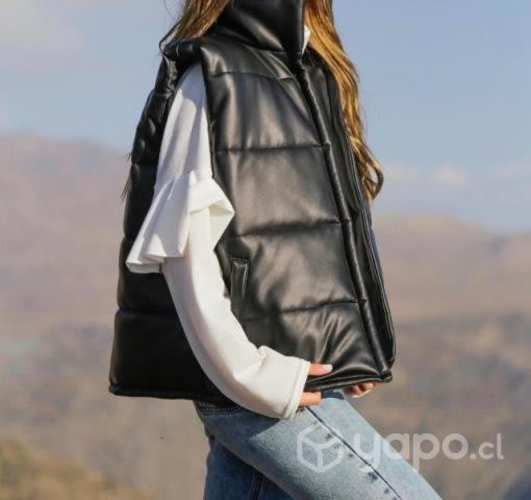 Chaqueta puffer sin mangas