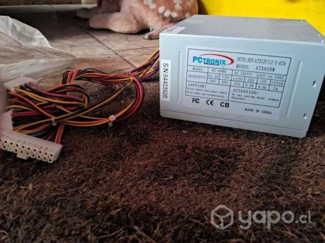 FUENTE DE PODER PCtronix