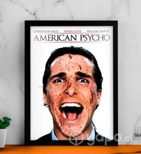 Cuadro Póster Decorativo "American Psycho" 34x45