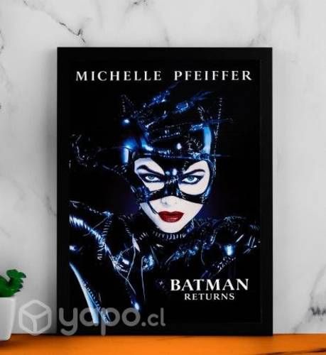 2 Cuadros Póster Decorativo "CatWoman" 34x45 cm