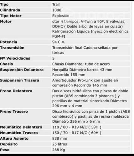 Honda Varadero XL1000