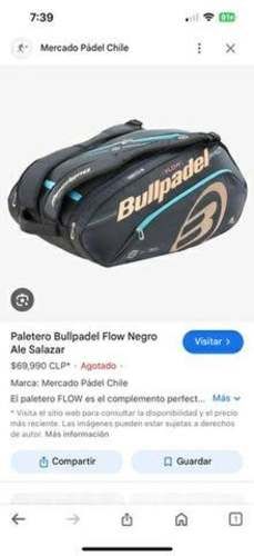 Paletero bull pádel y Dunlop pádel
