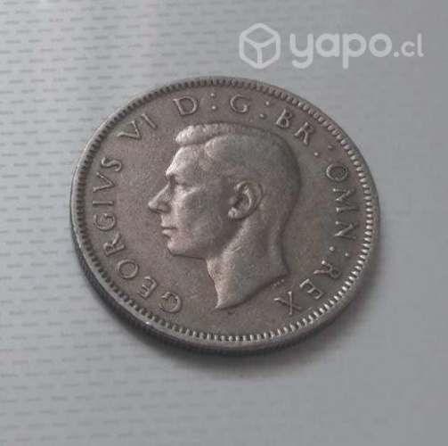 Moneda Antigua de 1 Chelín de Inglaterra