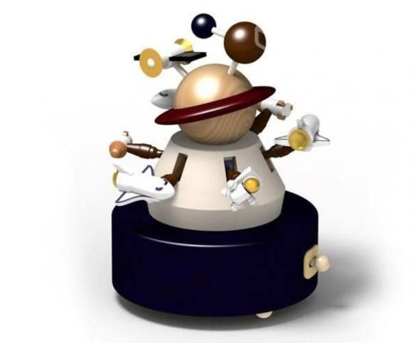 Caja musical Wooderful life Outer Space