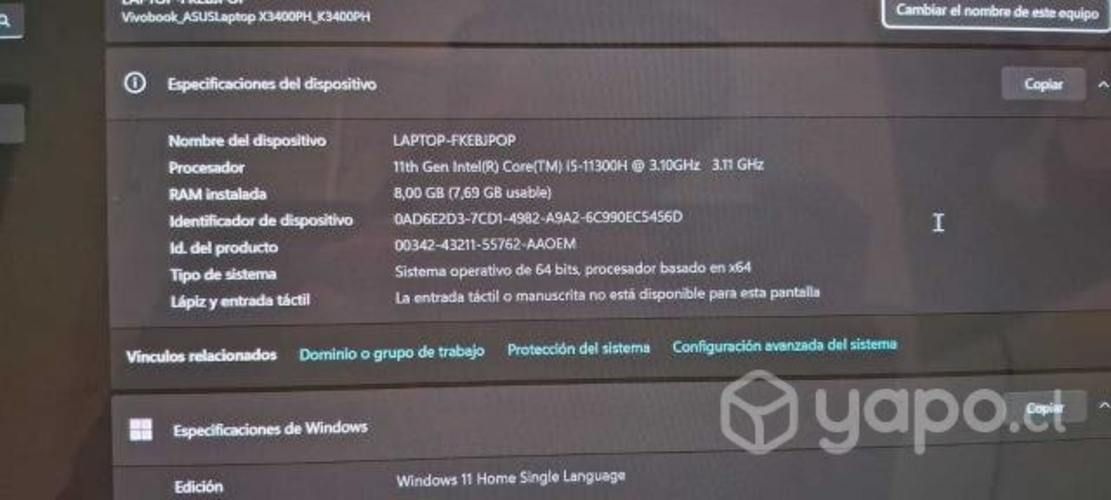 Notebook asus vivobook pro 14 OLED