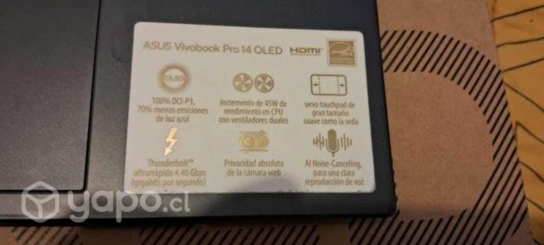 Notebook asus vivobook pro 14 OLED