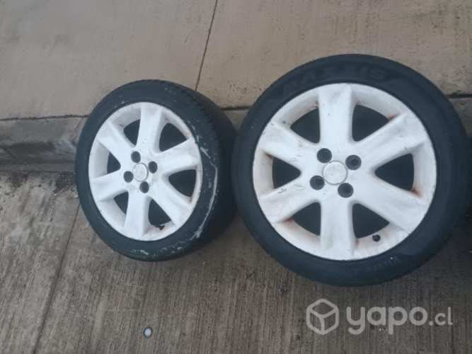 Llantas aro 16 4x100 neumas 195/50R16