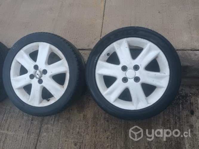 Llantas aro 16 4x100 neumas 195/50R16