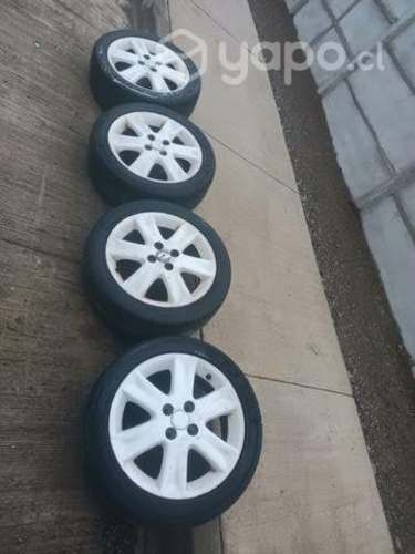 Llantas aro 16 4x100 neumas 195/50R16