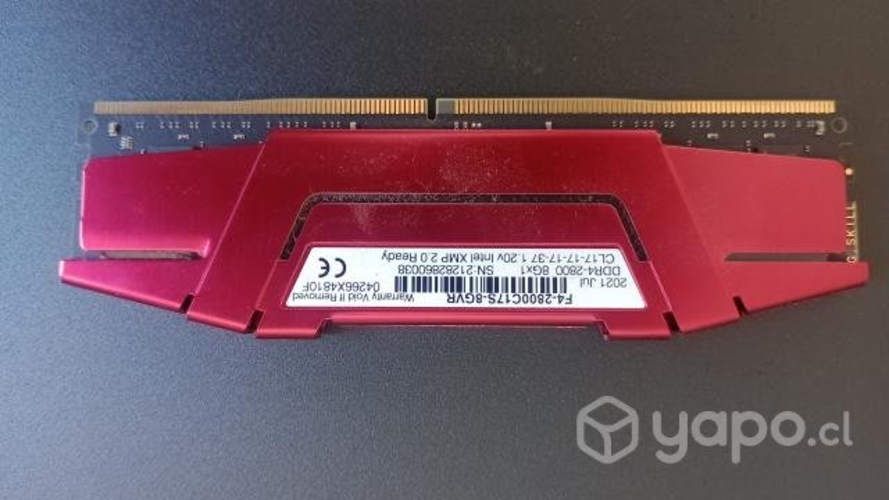 Tarjeta memoria ddr4 8gb