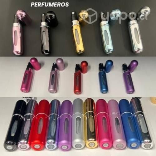 Atomizador perfumero recargable