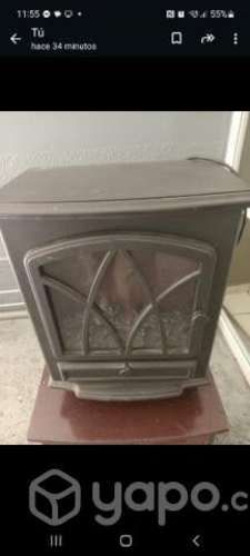 Estufa Eléctrica Estilo Chimenea Sin Uso