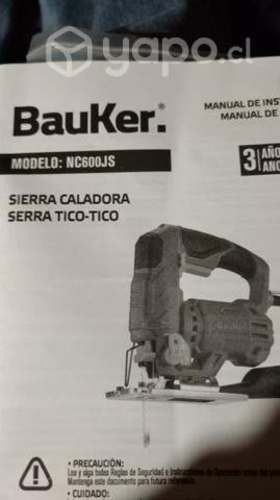 Sierra caladora bauker