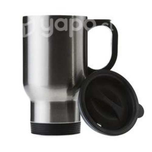 Mug acero inox con tapa