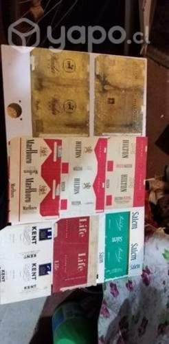 Para colección, cajas duras de cigarros