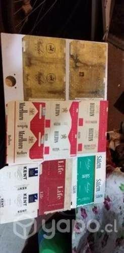 Para colección, cajas duras de cigarros