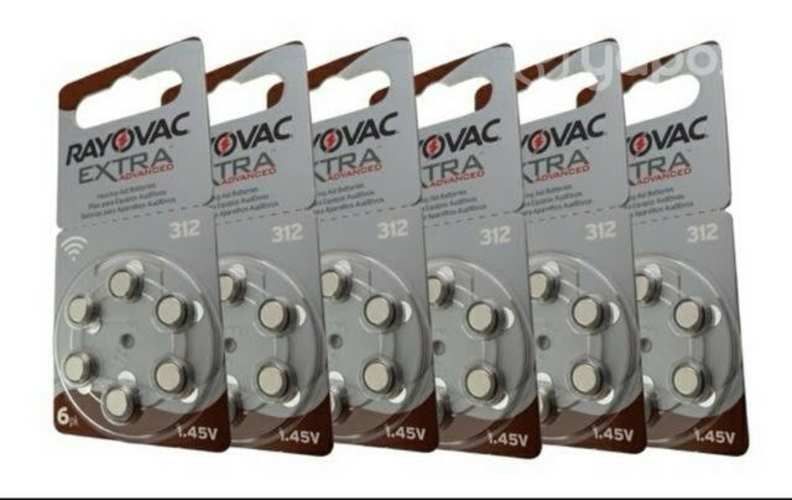 Pilas Rayovac 312, nuevas