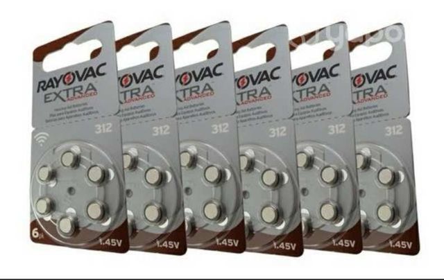 Pilas Rayovac 312, nuevas