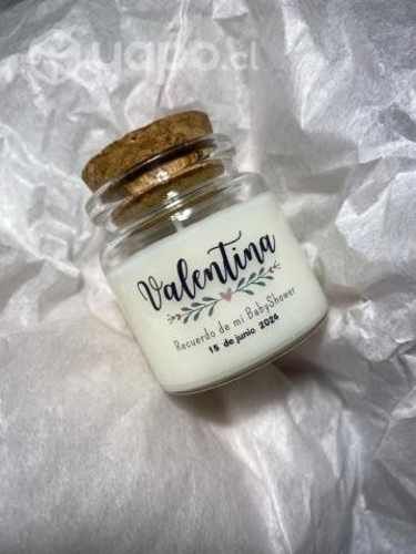 Velas de cera de soja para recuerdos de matrimonio