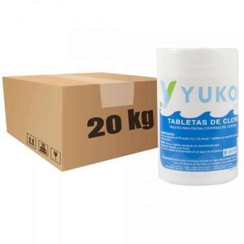Cloro en tableta caja 20 kg