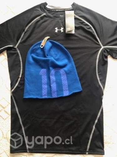 Compresión Under Armour + Gorro Nike