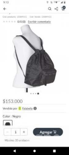 Mochila usada