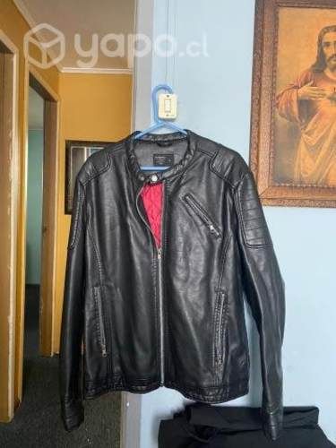 chaqueta de cuero auténtico