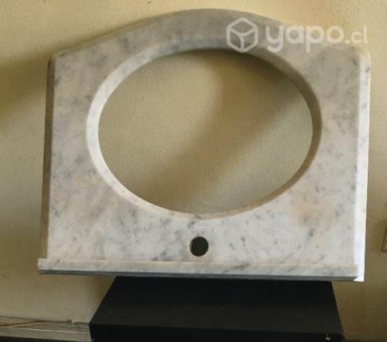 Vanitorio cubierta de mármol