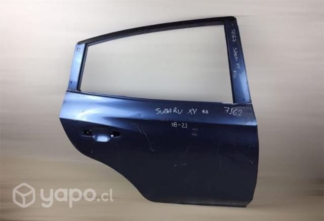 Puerta trasera rh Subaru Xv 2018 2021