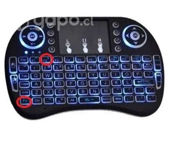 Mini Teclado Inalambrico para smart TV, notebook,