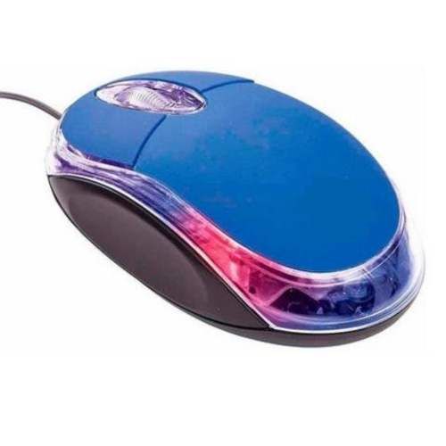 Mouse USB con cable y luces Led