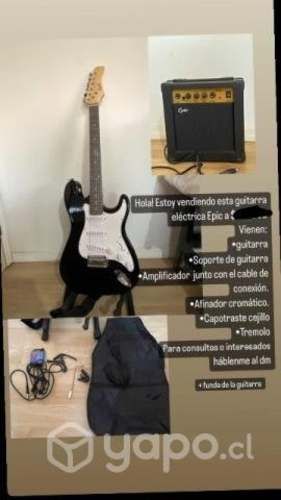 Guitarra Electrica Epic con Amplificador