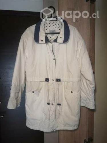Parka blanca talla M abrigo chaqueta