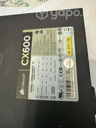 Fuente de poder corsair 600w