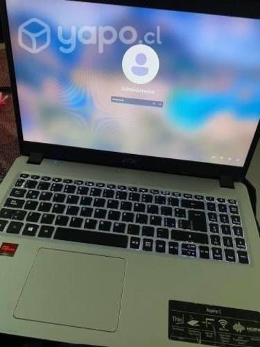Notebook Acer operativo