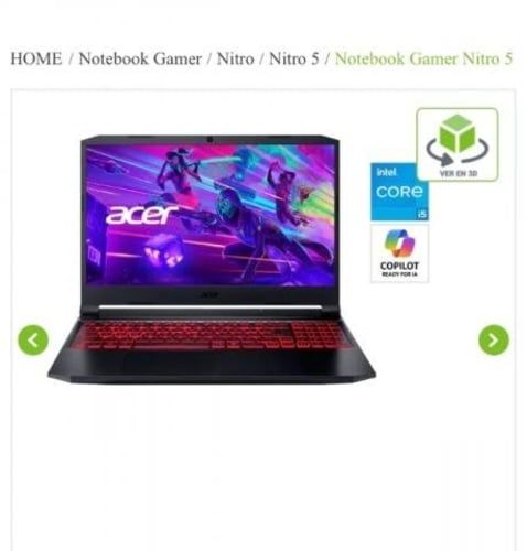 Pc gamer Acer nitro 5