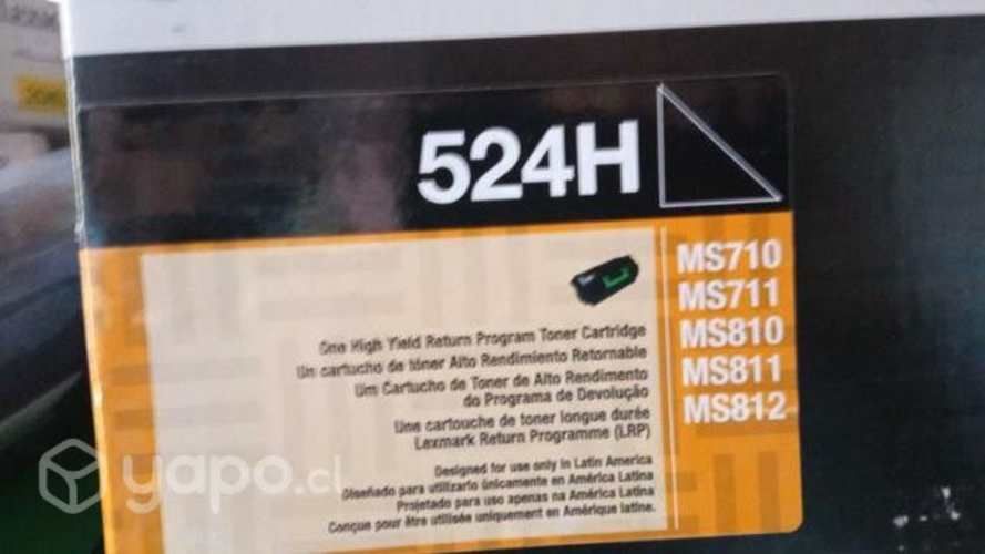 Toner Lexmark diversos modelos originales de alta