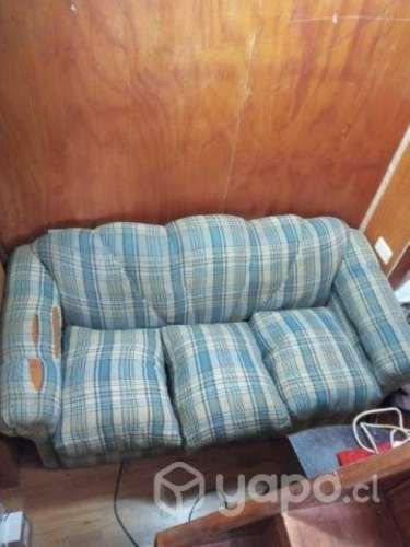 Living y colchón usado