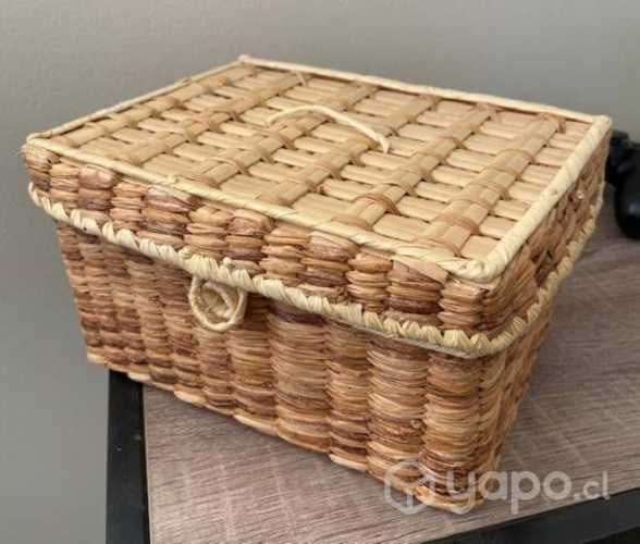 Cesta artesanía de Colombia