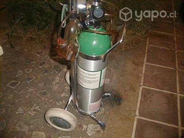 Tanque de oxigeno medico