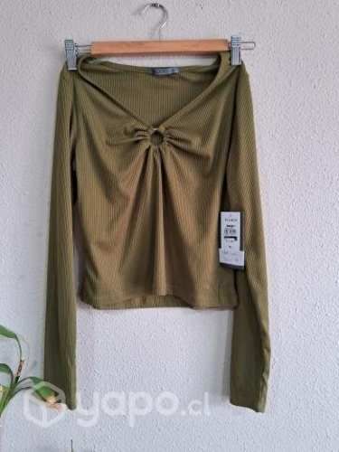 Polera color oliva wados