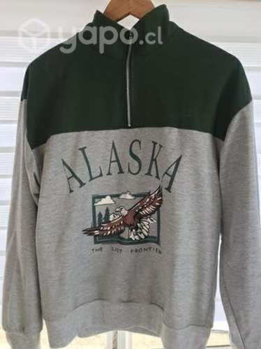 Poleron verde oscuro