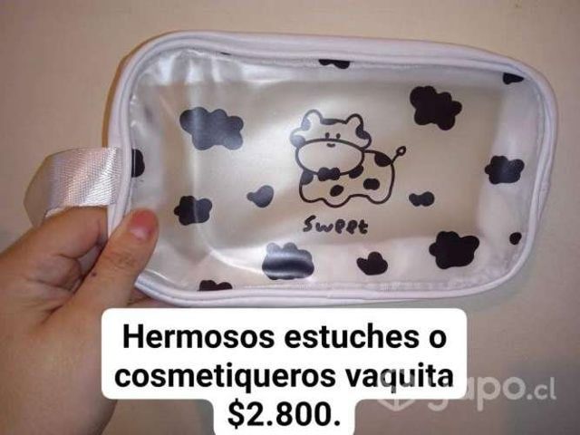 Estuche cosmetiquero vaquita