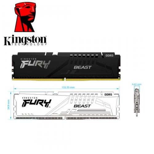 Memoria Ram Gamer PC Kingston Fury Beast 16GB DDR5